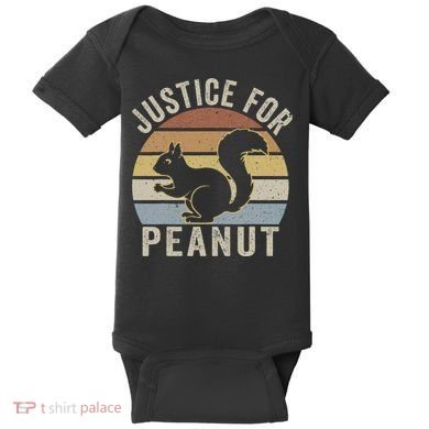 Justice For Peanut The Squirrel The Squirrel Pnut Baby Bodysuit