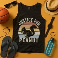 Justice For Peanut The Squirrel The Squirrel Pnut Tank Top thumb 4