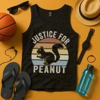 Justice For Peanut The Squirrel The Squirrel Pnut Tank Top thumb 4