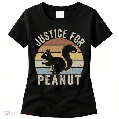 Justice For Peanut The Squirrel The Squirrel Pnut Women's T-Shirt