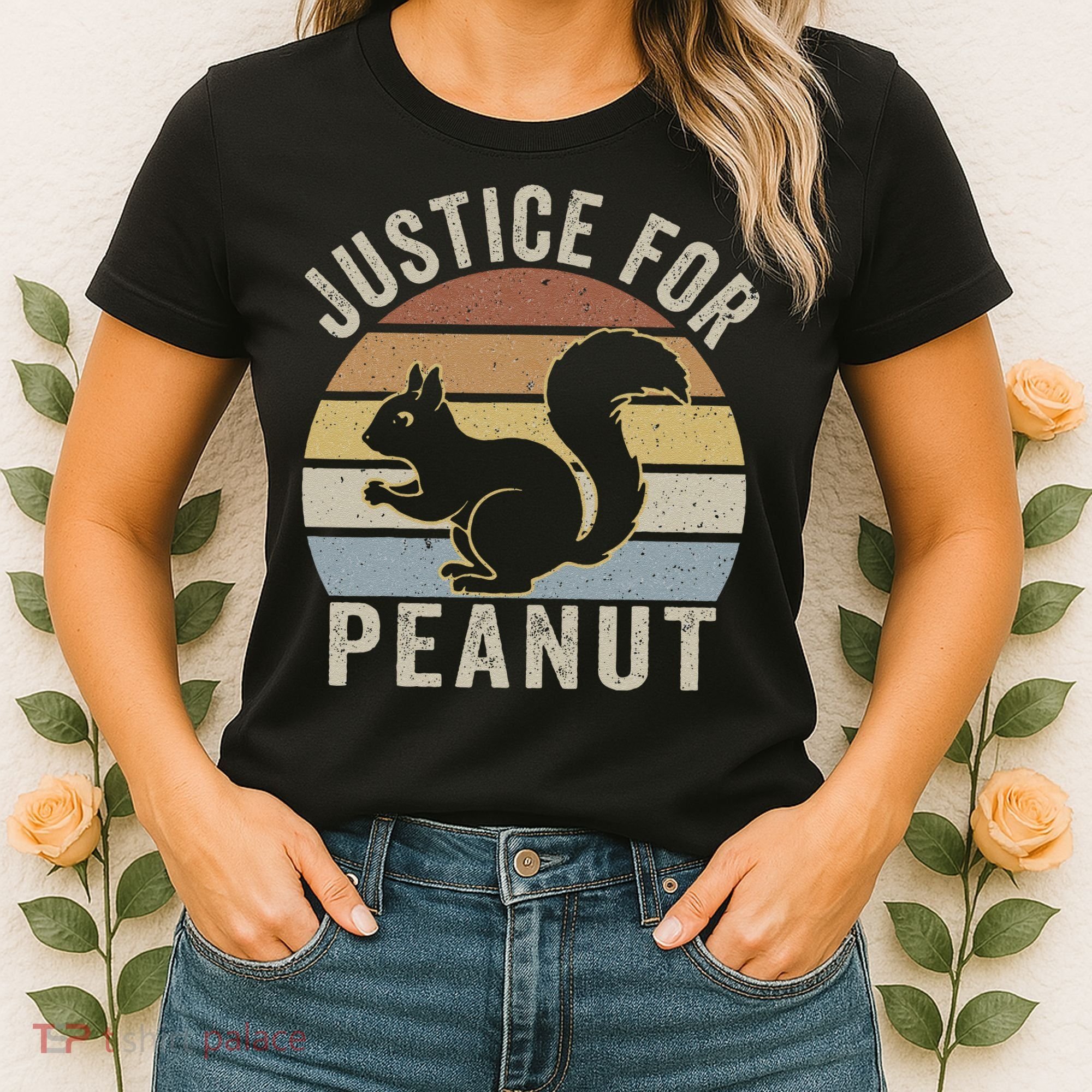 Justice For Peanut The Squirrel The Squirrel Pnut Women's T-Shirt
