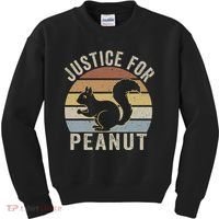 Justice For Peanut The Squirrel The Squirrel Pnut Kids Sweatshirt thumb 0