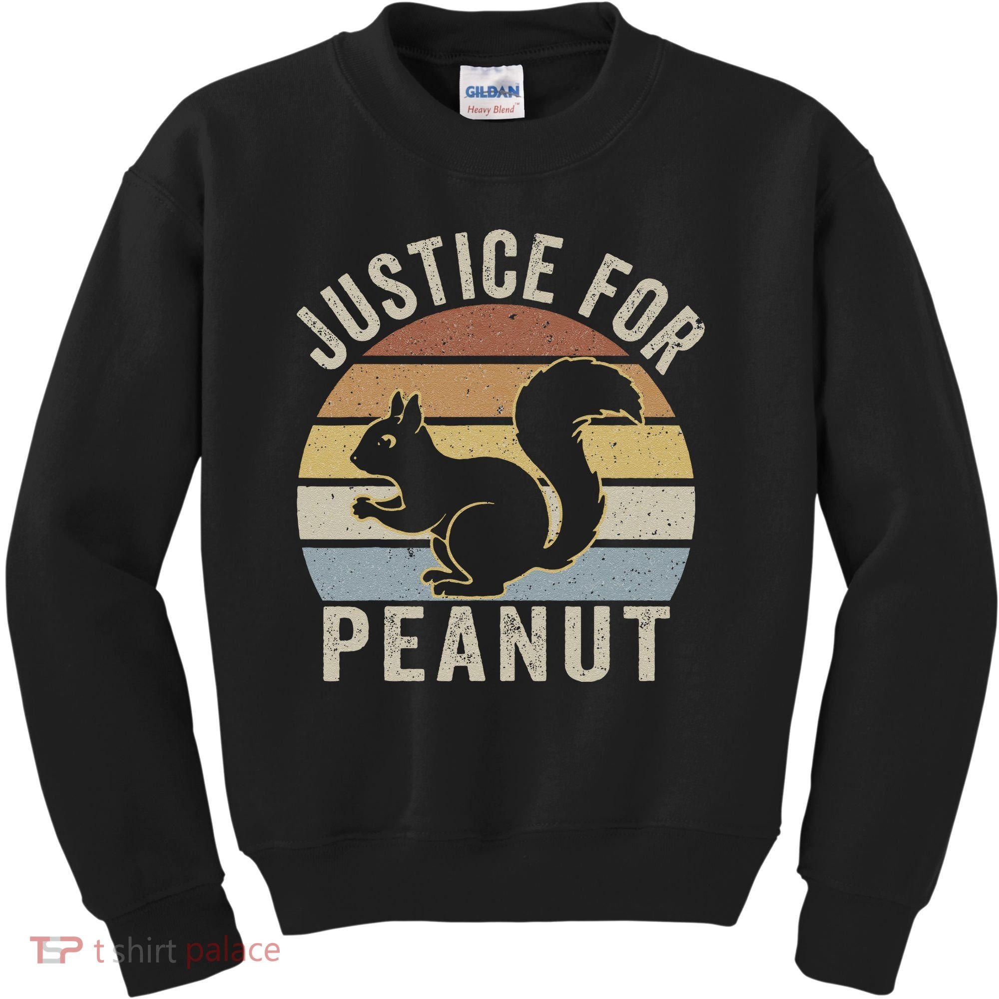 Justice For Peanut The Squirrel The Squirrel Pnut Kids Sweatshirt