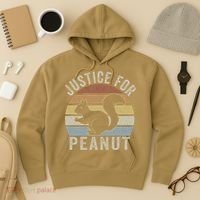 Justice For Peanut The Squirrel The Squirrel Pnut Hoodie thumb 3