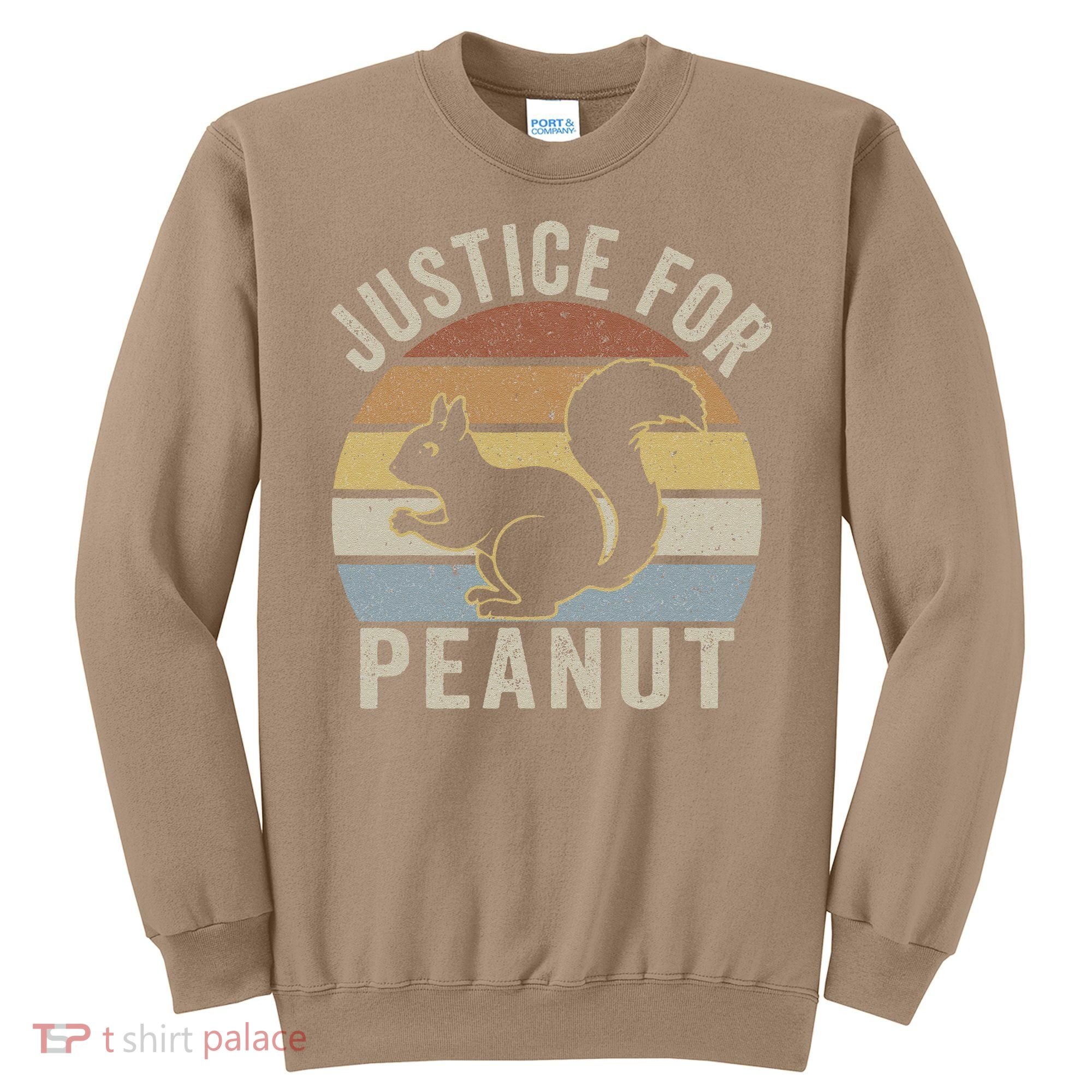 Justice For Peanut The Squirrel The Squirrel Pnut Sweatshirt