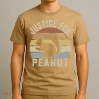 Justice For Peanut The Squirrel The Squirrel Pnut T-Shirt thumb 3