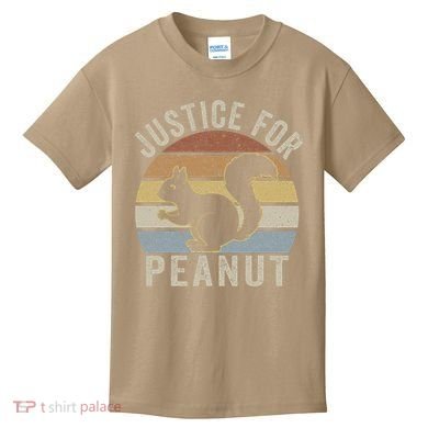 Justice For Peanut The Squirrel The Squirrel Pnut Kids T-Shirt