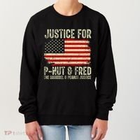 Justice For P Nut And Fred The Squirrel And Peanut Justice Women's Sweatshirt thumb 0