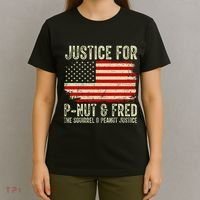 Justice For P Nut And Fred The Squirrel And Peanut Justice T-Shirt thumb 4