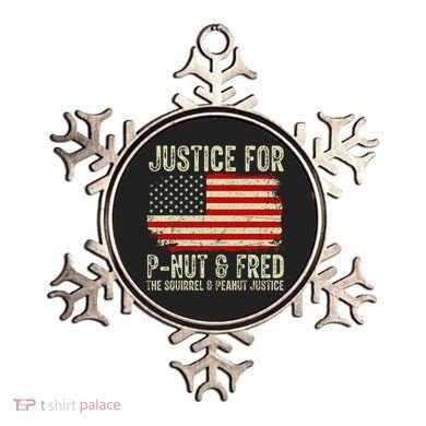 Justice For P Nut And Fred The Squirrel And Peanut Justice Ornament