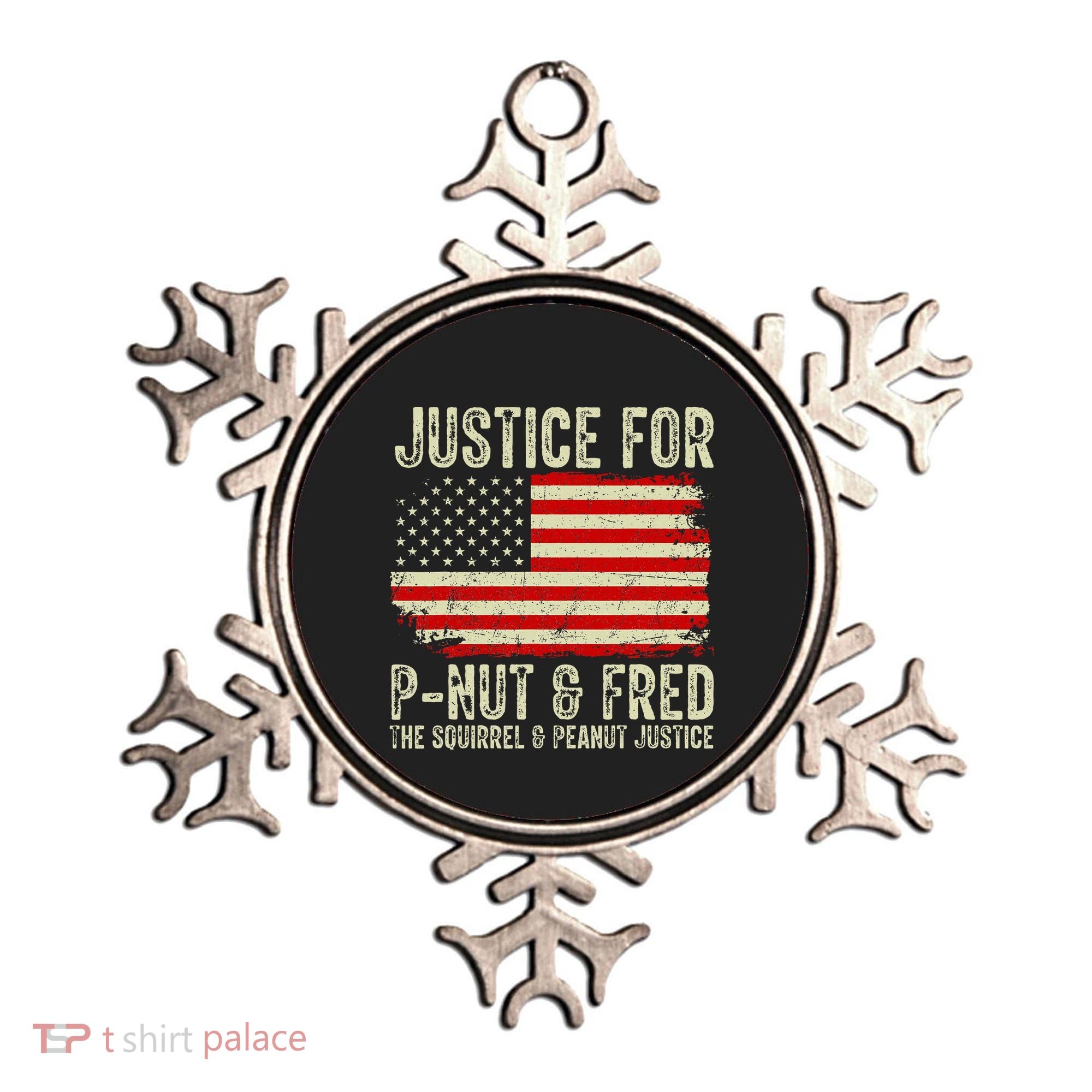 Justice For P Nut And Fred The Squirrel And Peanut Justice Ornament