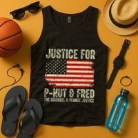 Justice For P Nut And Fred The Squirrel And Peanut Justice Tank Top thumb 4