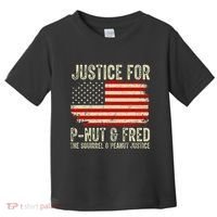 Justice For P Nut And Fred The Squirrel And Peanut Justice Toddler T-Shirt thumb 0