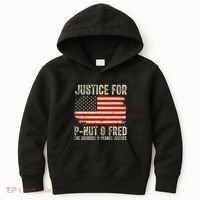 Justice For P Nut And Fred The Squirrel And Peanut Justice Kids Hoodie thumb 0