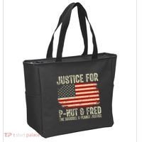 Justice For P Nut And Fred The Squirrel And Peanut Justice Tote Bag thumb 2