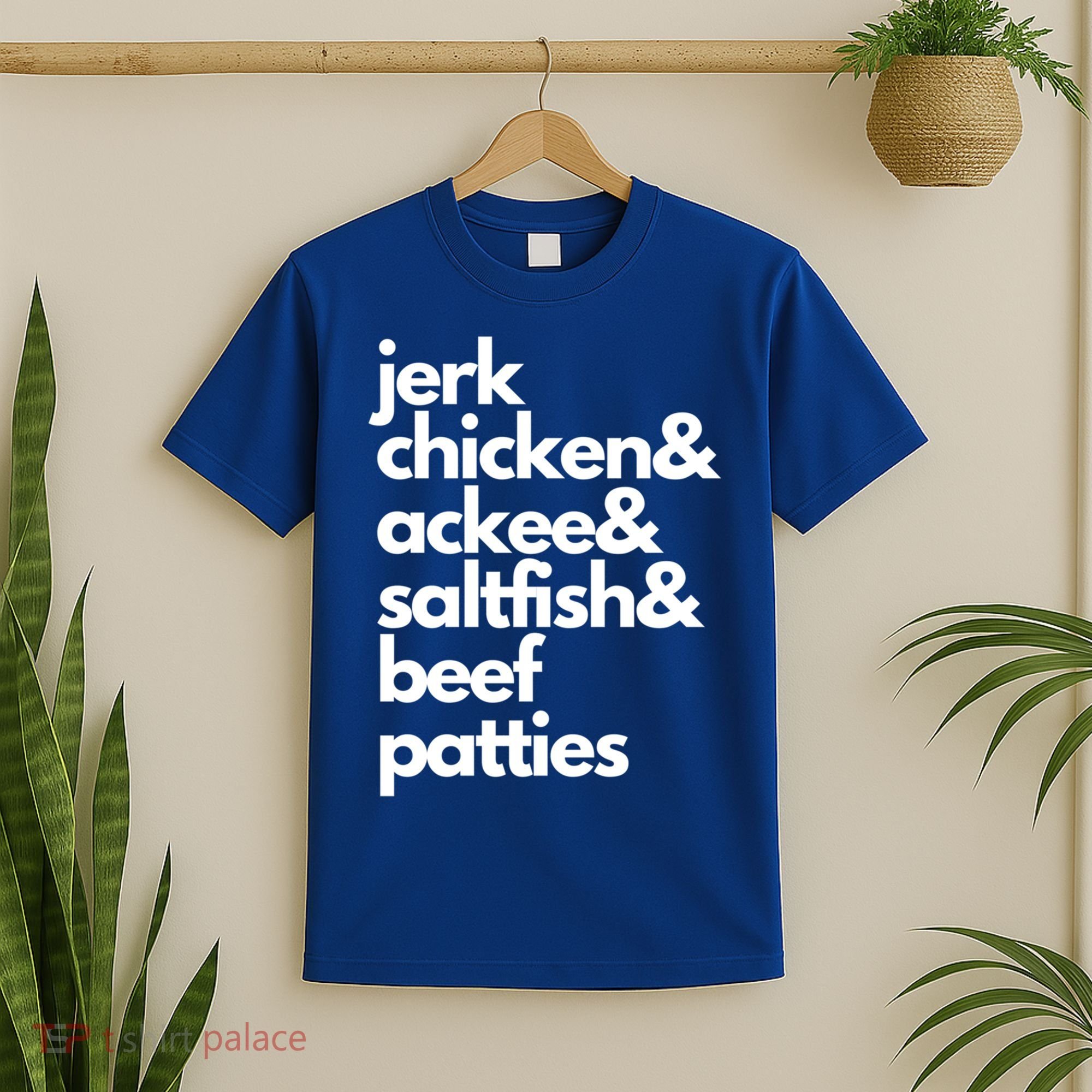 Jamaica Food Pride Jamaican Flag Funny Caribbean Dna Gift T-Shirt