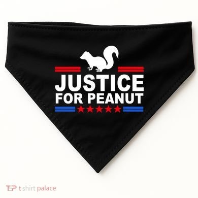 Justice For Peanut The Squirrel 2024 USA-Made Doggie Bandana