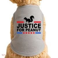 Justice For Peanut The Squirrel 2024 Doggie Tank thumb 0