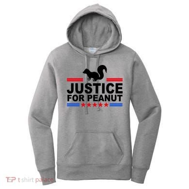 Justice For Peanut The Squirrel 2024 Women's Hoodie