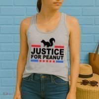 Justice For Peanut The Squirrel 2024 Women's Tank Top thumb 2