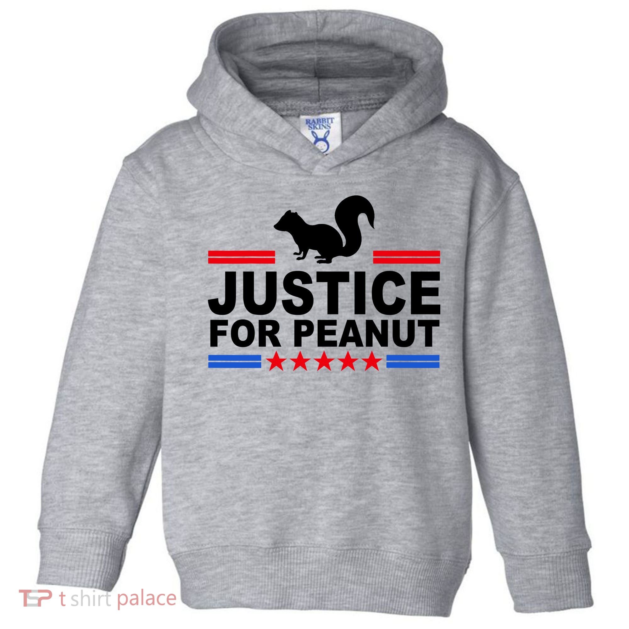 Justice For Peanut The Squirrel 2024 Toddler Hoodie