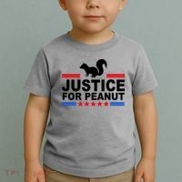 Justice For Peanut The Squirrel 2024 Toddler T-Shirt thumb 2