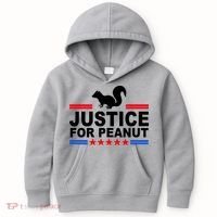 Justice For Peanut The Squirrel 2024 Kids Hoodie thumb 0