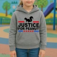 Justice For Peanut The Squirrel 2024 Kids Hoodie thumb 3