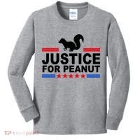 Justice For Peanut The Squirrel 2024 Kids Long Sleeve Shirt thumb 0