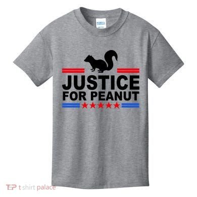 Justice For Peanut The Squirrel 2024 Kids T-Shirt