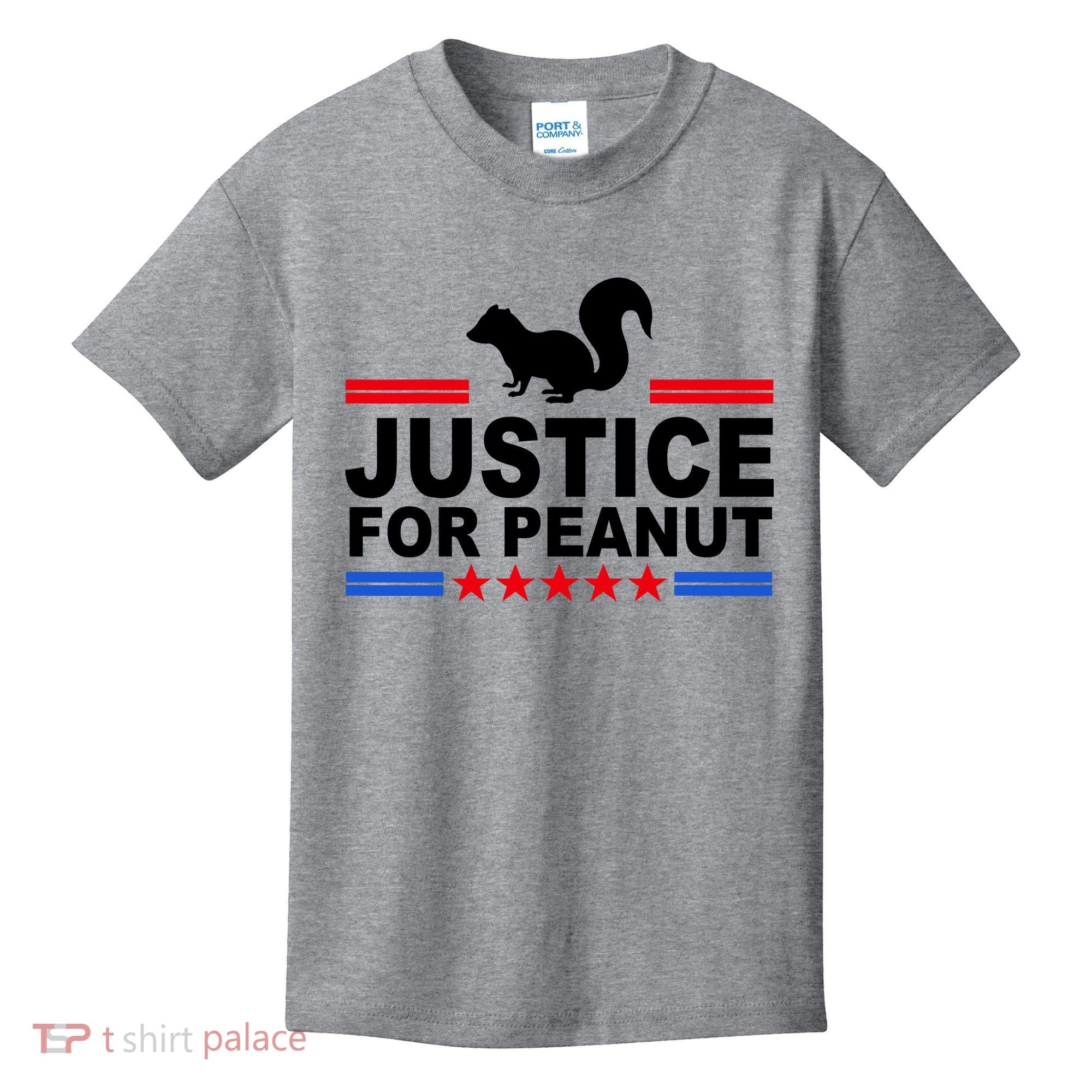 Justice For Peanut The Squirrel 2024 Kids T-Shirt