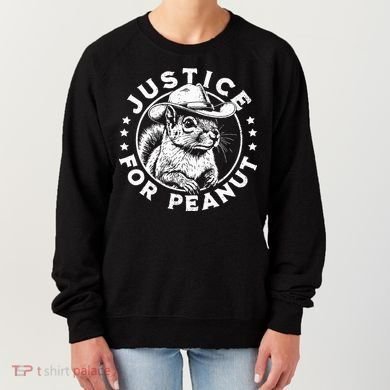 Justice For Peanut The Squirrel P’Nut Pnut Peanut Squirrel Women's Sweatshirt