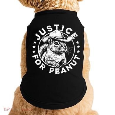Justice For Peanut The Squirrel P’Nut Pnut Peanut Squirrel Doggie Tank