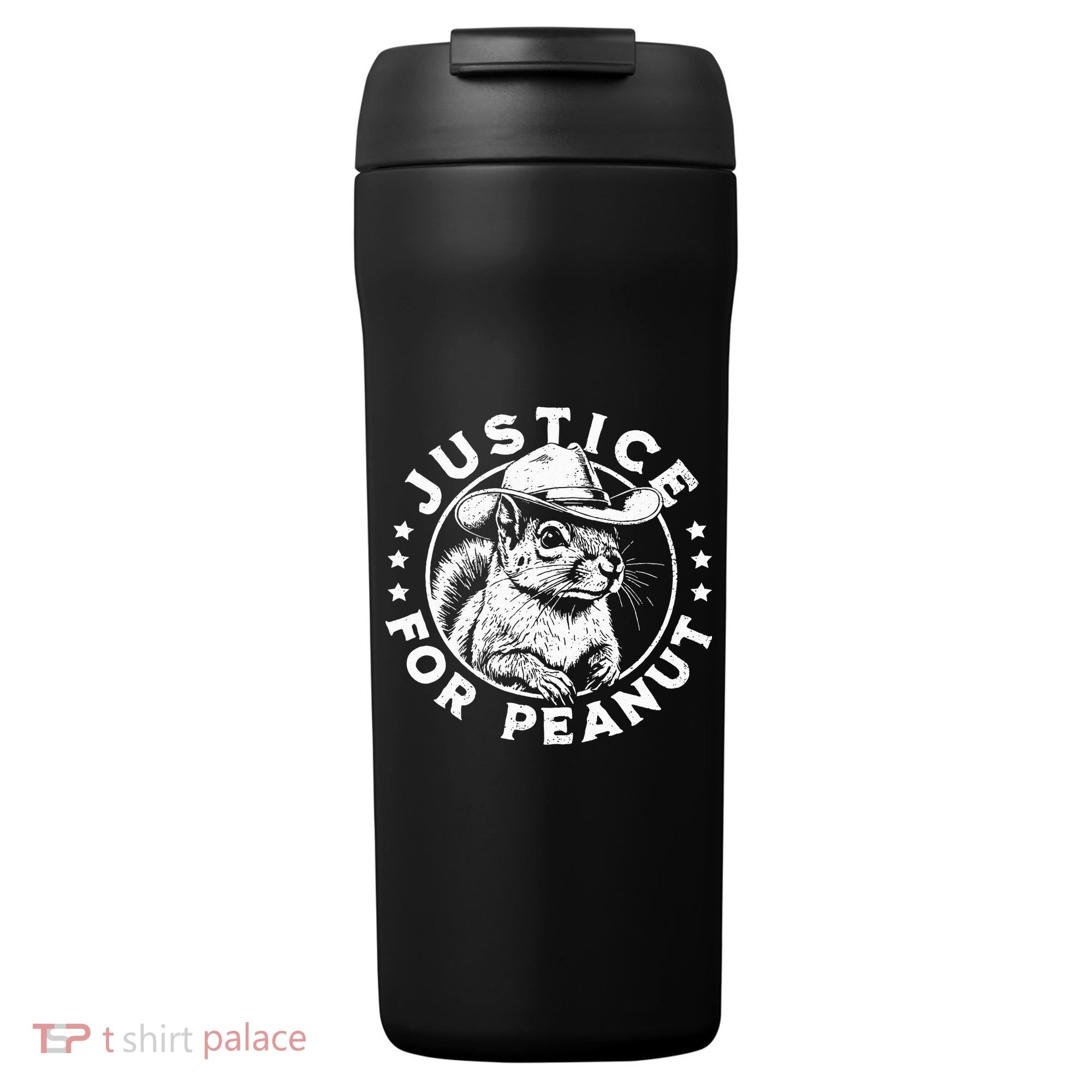 Justice For Peanut The Squirrel P’Nut Pnut Peanut Squirrel 24oz Duet Stainless Steel Tumbler