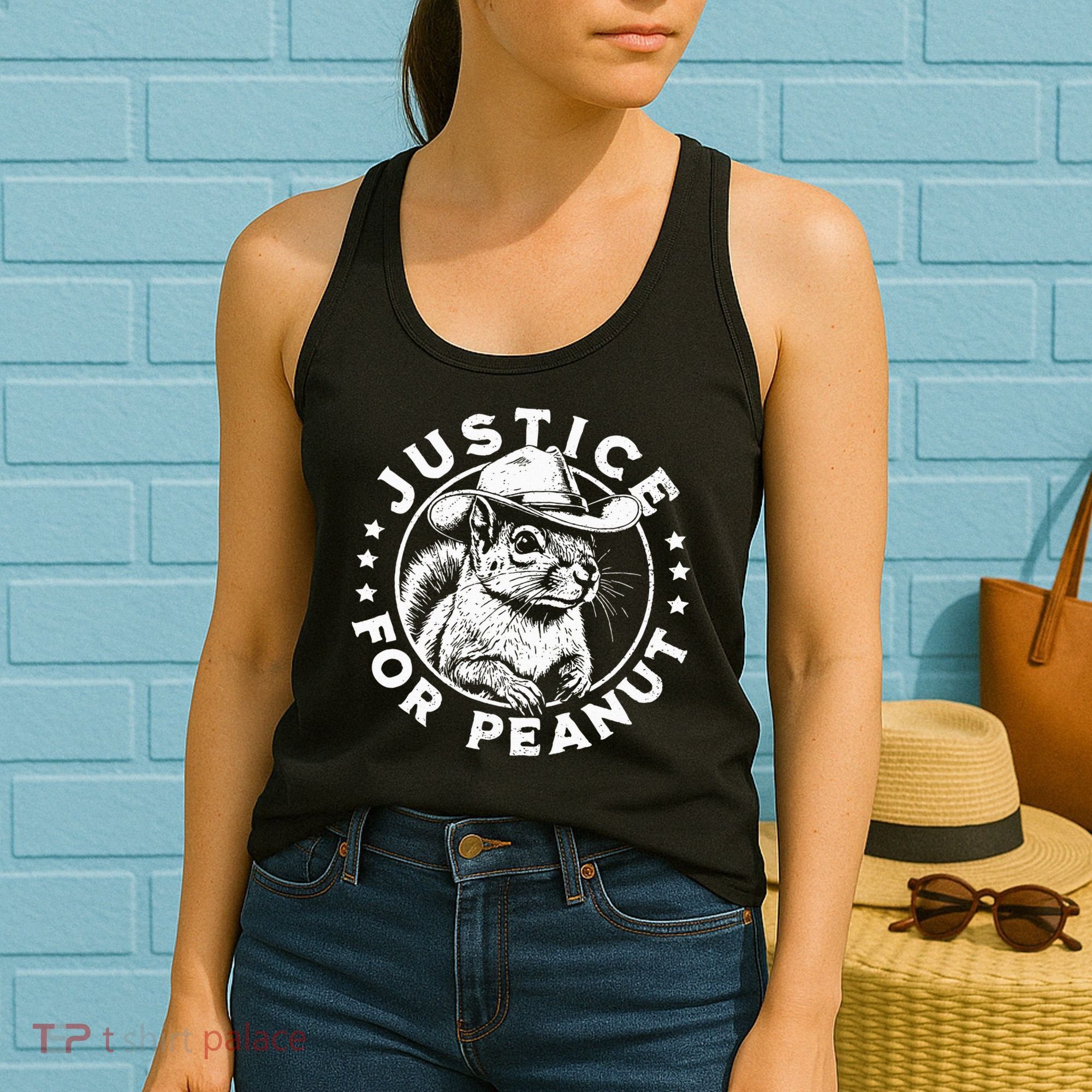 Justice For Peanut The Squirrel P’Nut Pnut Peanut Squirrel Women's Tank Top