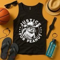 Justice For Peanut The Squirrel P’Nut Pnut Peanut Squirrel Tank Top thumb 4