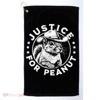 Justice For Peanut The Squirrel P’Nut Pnut Peanut Squirrel Golf Towel thumb 0