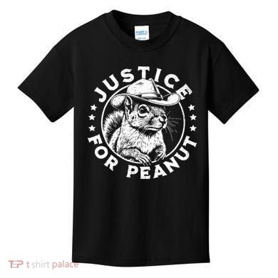 Justice For Peanut The Squirrel P’Nut Pnut Peanut Squirrel Kids T-Shirt