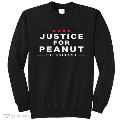 Justice For Peanut The Squirrel Peanut Squirrel Sweatshirt