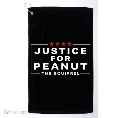 Justice For Peanut The Squirrel Peanut Squirrel Golf Towel