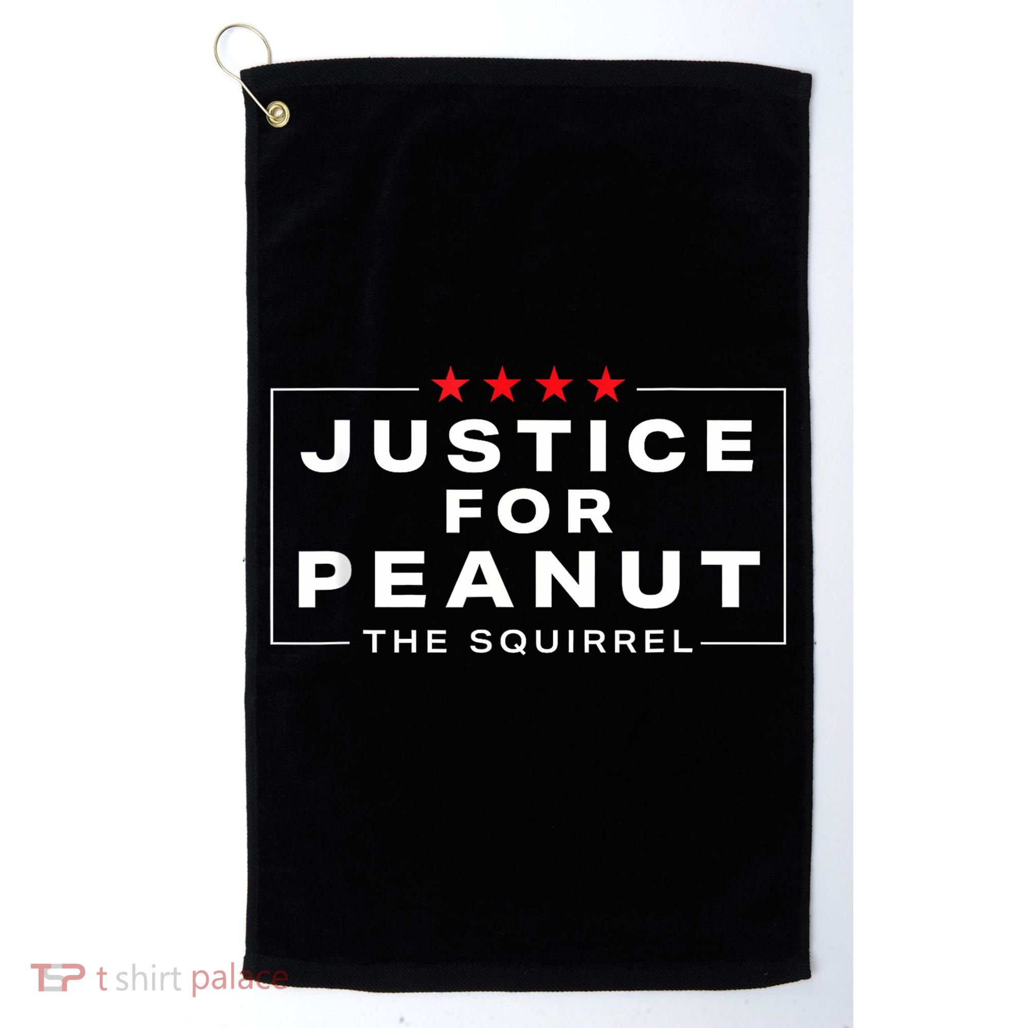 Justice For Peanut The Squirrel Peanut Squirrel Golf Towel