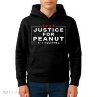 Justice For Peanut The Squirrel Peanut Squirrel Kids Hoodie thumb 4