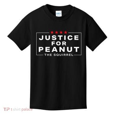 Justice For Peanut The Squirrel Peanut Squirrel Kids T-Shirt
