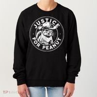 Justice For Peanut The Squirrel P’Nut Pnut Peanut Squirrel Gift Women's Sweatshirt thumb 0