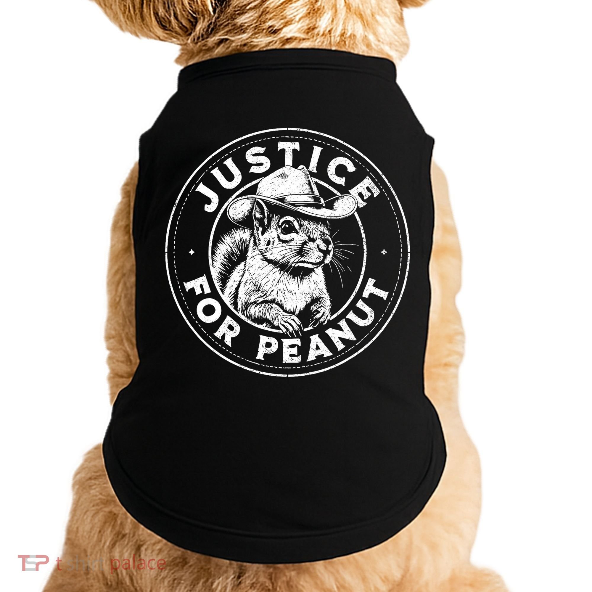 Justice For Peanut The Squirrel P’Nut Pnut Peanut Squirrel Gift Doggie Tank