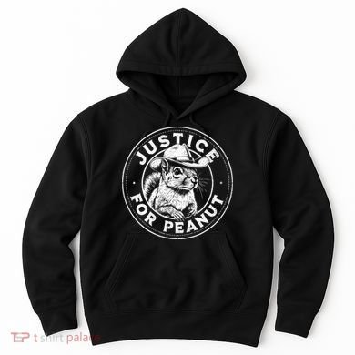 Justice For Peanut The Squirrel P’Nut Pnut Peanut Squirrel Gift Hoodie