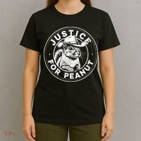 Justice For Peanut The Squirrel P’Nut Pnut Peanut Squirrel Gift T-Shirt thumb 4