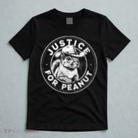 Justice For Peanut The Squirrel P’Nut Pnut Peanut Squirrel Gift T-Shirt thumb 5