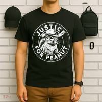 Justice For Peanut The Squirrel P’Nut Pnut Peanut Squirrel Gift T-Shirt thumb 6