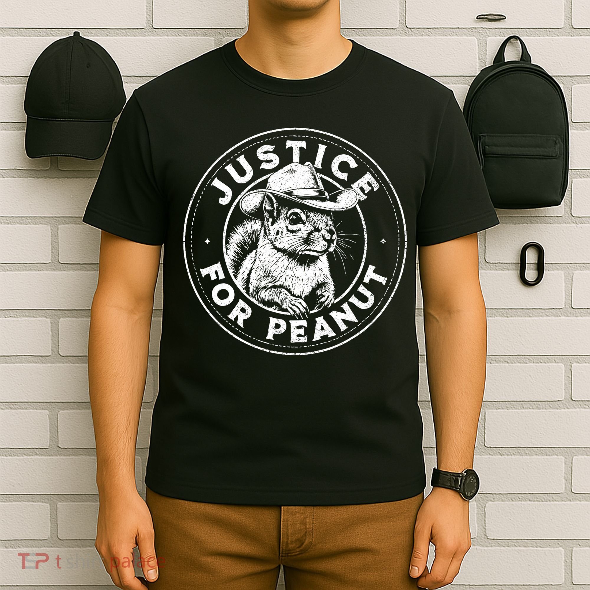 Justice For Peanut The Squirrel P’Nut Pnut Peanut Squirrel Gift T-Shirt